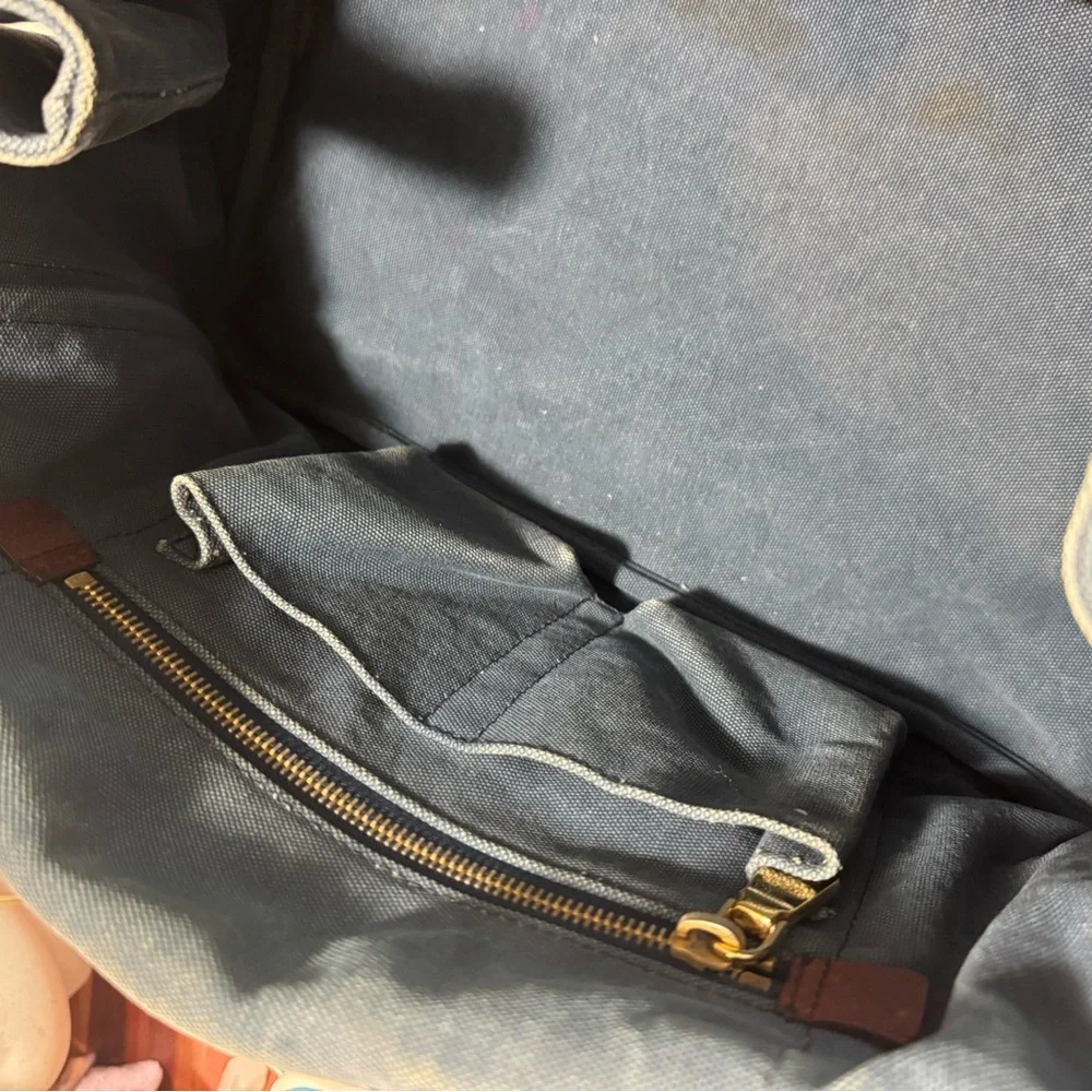 🛑 SOLD 🛑 Prada Blue Denim Canapa Tote Bag | Authentic Prada Logo Handbag COA - Picture 14 of 17